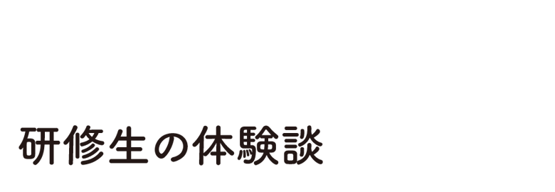研修生の体験談